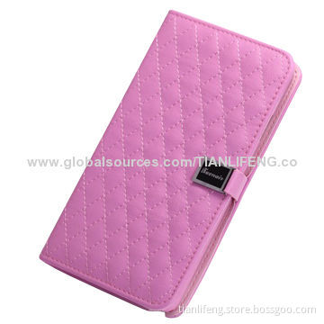 Leather mobile phone for Samsung note 3, fine quilted